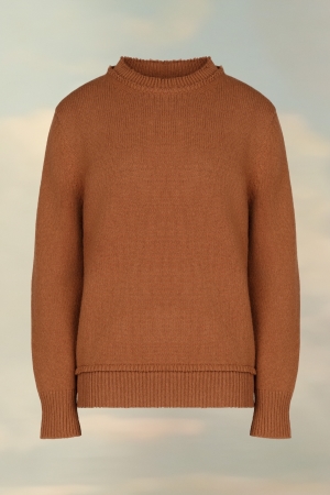 Maison Margiela Elbow Patch Sweater Bronze | 296581-UMS