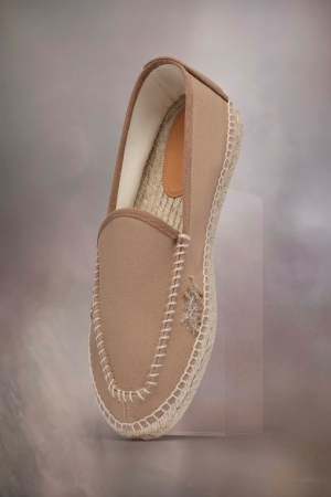 Maison Margiela Embroidered Espadrilles Chamois | 931607-PBC