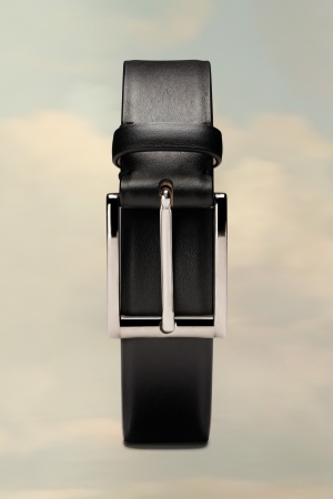 Maison Margiela Leather Belt Black | 307148-MHY