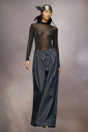 Maison Margiela Pleated Trousers Blue | 135720-GMS