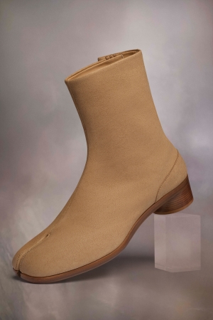 Maison Margiela Tabi Ankle Boots Chamois | 480132-XCM