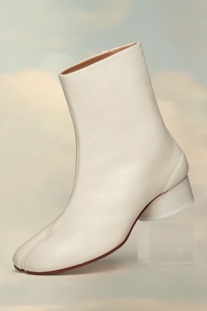 Maison Margiela Tabi Ankle Boots White | 730816-FMD