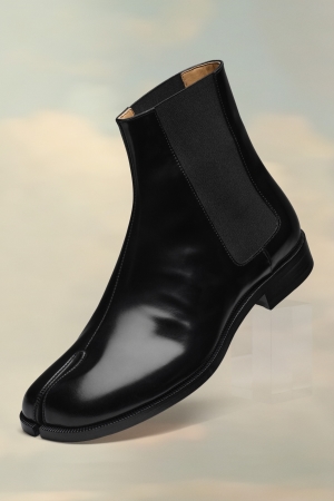 Maison Margiela Tabi Chelsea Boots Black | 354960-MUX