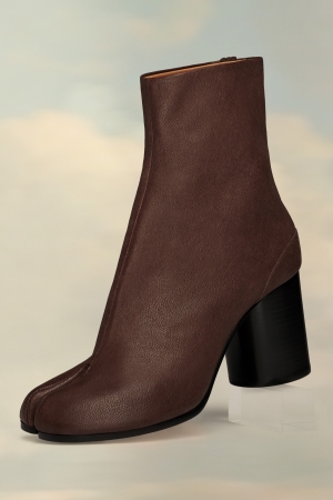 Maison Margiela Tabi Heeled Boots Walnut | 834092-GKD