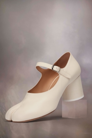 Maison Margiela Tabi Mary-janes White | 853126-XKU