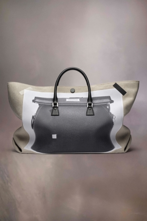 Maison Margiela Trompe L'oeil 5ac Shopping Pearl Grey | 032641-HIZ