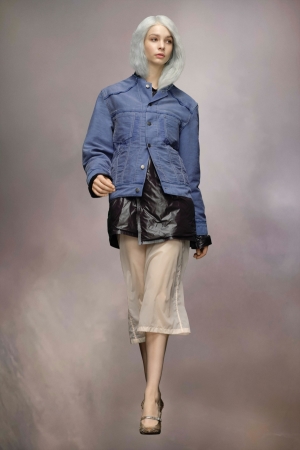 Maison Margiela Worker's Moleskin Distressed Jacket Cobalt Blue | 358241-CIP